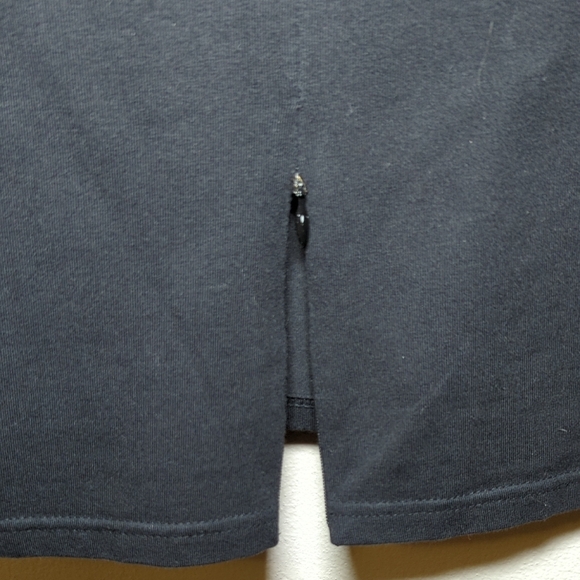 Mavi Elegant Black Sleeveless Tank Top with Front Zipper Detail Women's Size M - Picture 3 of 5